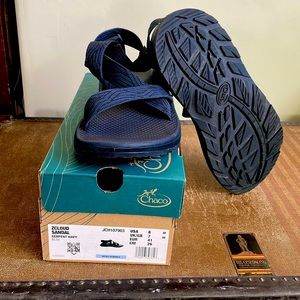 *NIB* Chaco ZCloud Sandal, Serpent Navy
